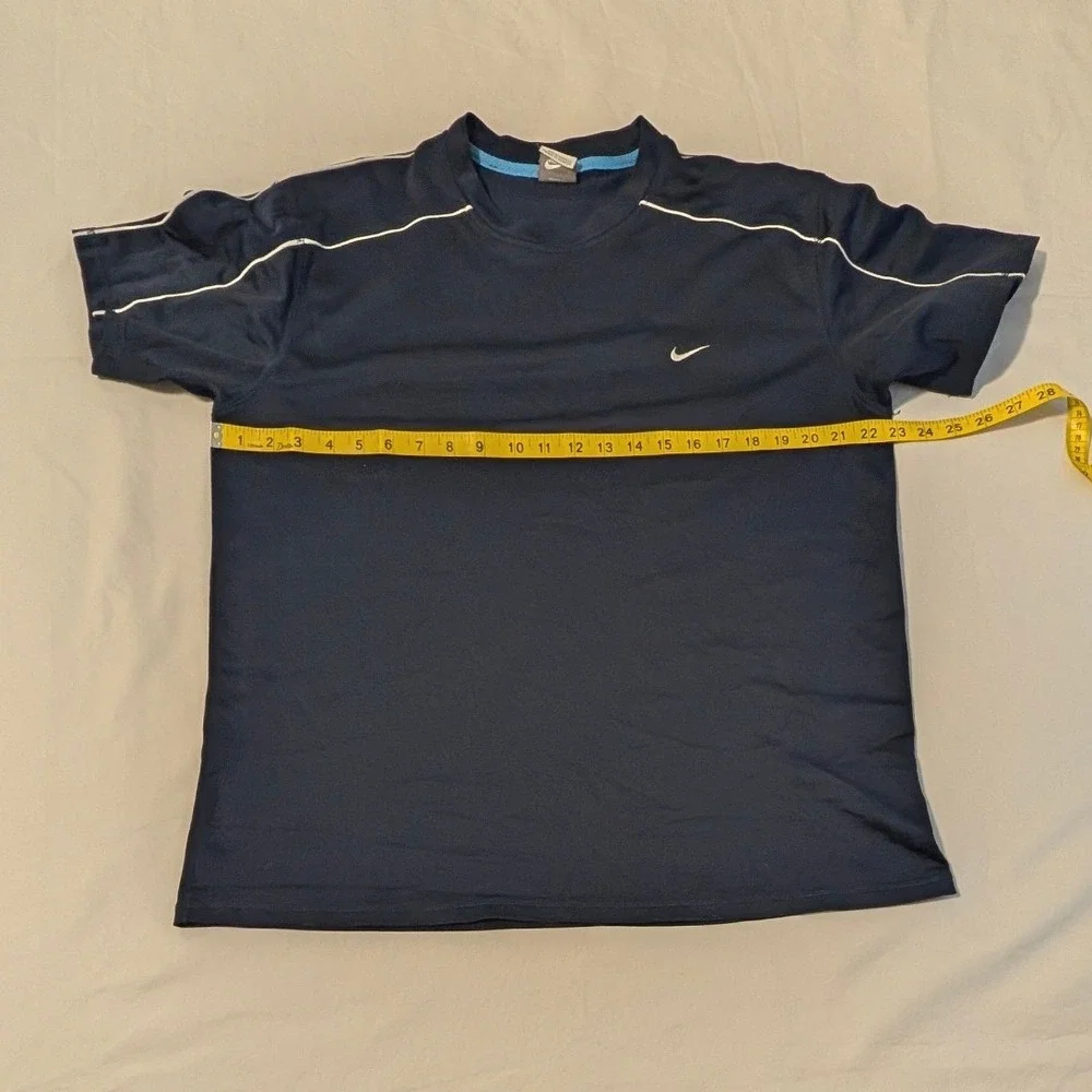 Nike Mens XXL Navy Blue Short Sleeve Athletic Training T-Shirt